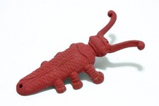 Beetle Boot Jack Cast Iron Red Painted Bug Shoe Puller Remover 9" Long Vintage