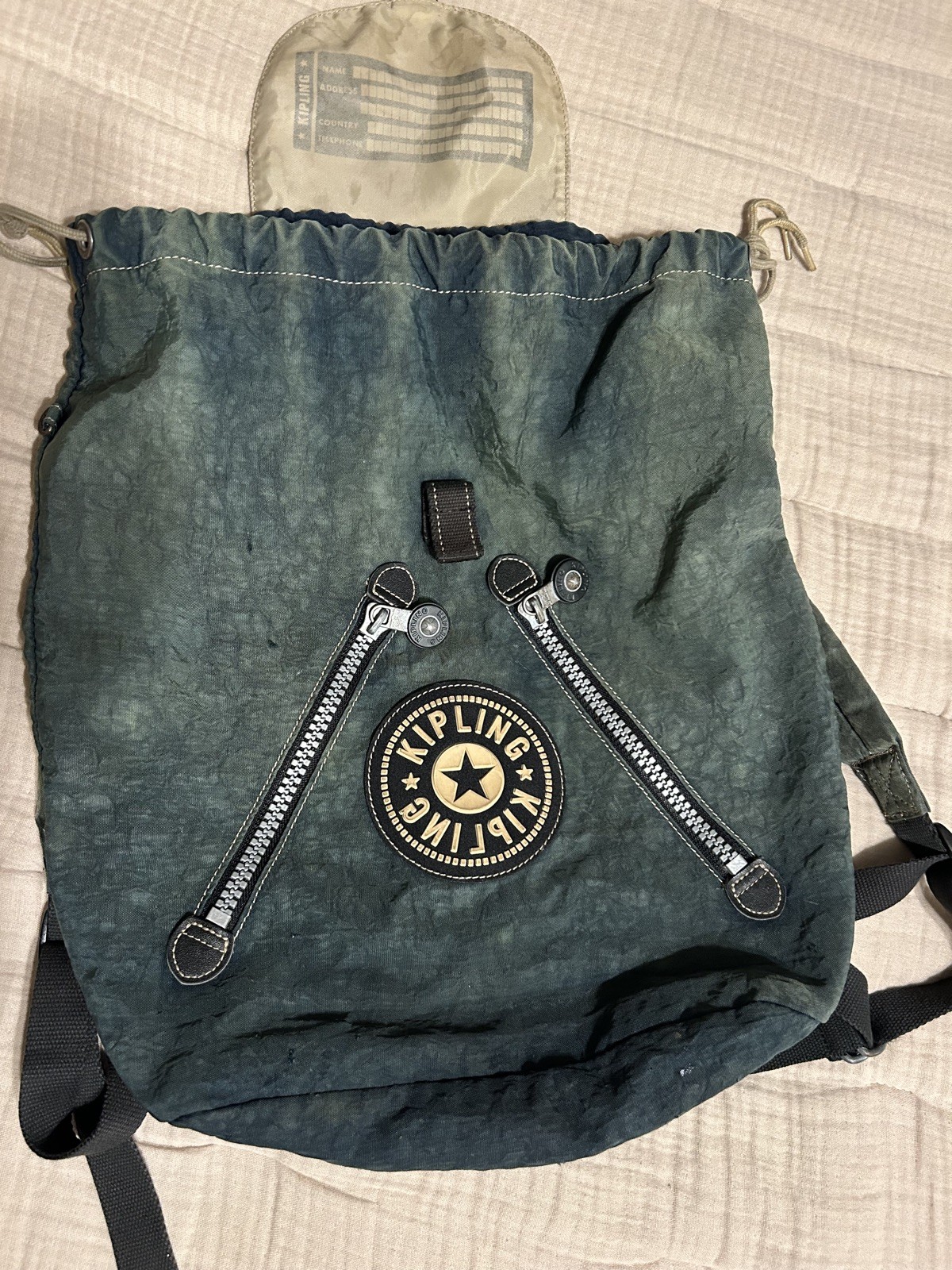Kipling Backpack FUNDAMENTAL Medium Drawstring Ny… - image 5