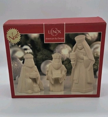 Lenox Holy Night Nativity The Three Kings Figurines 3 Piece Christmas Set