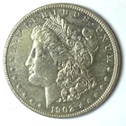 1902 $1 Morgan Silver One Dollar US Coin Philadelphia