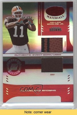 2004 Leaf Certified Materials Mirror Red Kellen Winslow Jr Rookie RC READ n8a