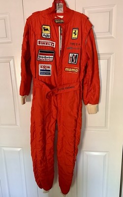 OMP Ferrari 348 Challenge Racing Suit Nomex Victor Terranova IMSA Size 50