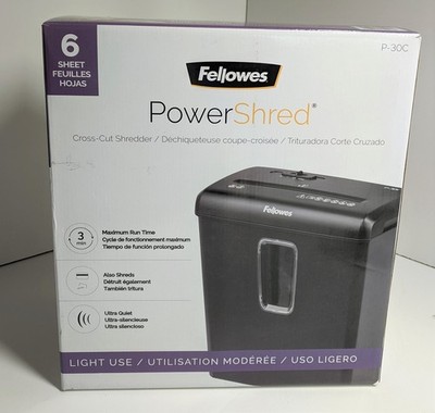 FELLOWES CROSS-CUT POWERSHRED P-30C