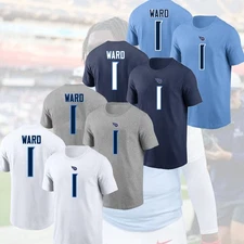 SALE SALE! Cam Ward #1 Tennessee Titans 2025 Name & Number Fan Gifts