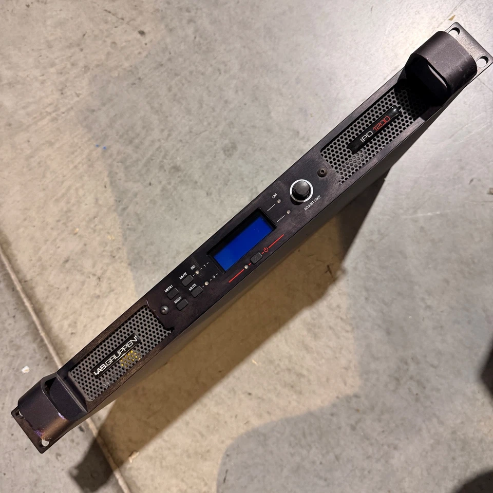Used 1u Lab Gruppen IDX 1200 Pro PA/DJ/Stage Amplifier IntelliDrive Digital Amp - Image 4 of 4