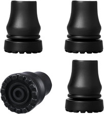 4Pcs Cane Tips 3/4 Inch Heavy Duty Rubber Cane Tips, anti Slip TPR Replacement R