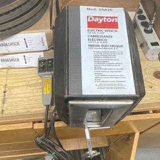 Dayton Electric Winch Cabrestan 115V AC 8A Model/MPN 5AA20