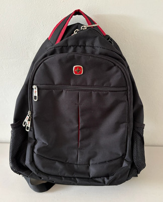 Wenger Swiss Gear Laptop Backpack Rucksack schwarz/rot