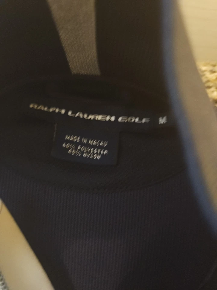 拉夫·劳伦女式海军蓝高尔夫背心带口袋 M — 第 4/4 张图片