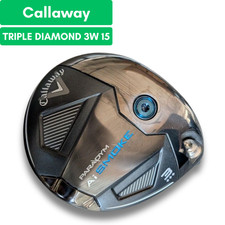 Callaway Ai SMOKE TRIPLE D 3W 15* Fairway Wood Head Only Right Hand USED D4843