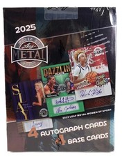 2025 Leaf Metal Women of Sport Hobby Box 8 Cards Per Box Factory Sealed
