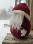 Pottery Barn Jolly Santa Shaped Christmas Pillow, Christmas Holiday 14”X8” NWT — photo 5