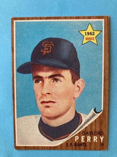 1962 Topps Nice Gaylord Perry RC San Francisco Giants #199 VG/EX