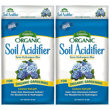 Espoma Organic Soil Acidifier – Lowers pH & Turns Hydrangeas Blue, 30lbs, 2 Pack 2.93 per gallon