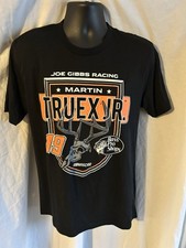 2024 Martin Truex Jr #19 Bass Pro Shops TruEX JR Antler Deer Skull T-Shirt M NWT