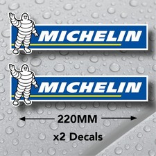 Michelin Man Vinyl Sticker X2 Waterproof Decal Motorsports Racing Motorbike