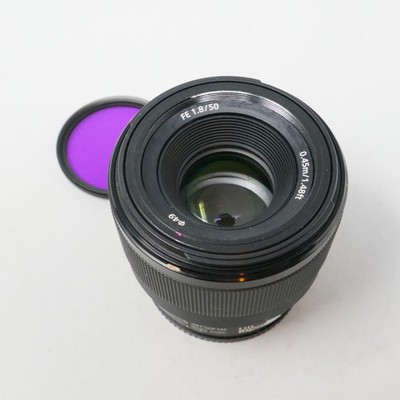 Sony FE 50mm f1.8 Lens E-Mount SEL50F18F - plus Filter