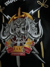 Woosh Gear customised Motorhead military jacket 40 inch chest black rock biker