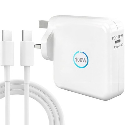 FiveBox 106W USB C Superschnellladegerät, kompatibel C Charge, weiß 
