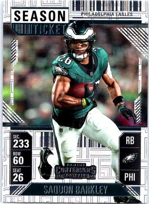2024 Panini Contenders #80 Saquon Barkley