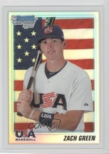 2010 Bowman Draft Chrome Draft Picks Refractor Zach Green #BDPP99 0b0