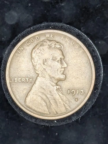 1913-S 1C Very Fine Lincoln Wheat Cent [09]