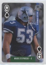 1993 Bicycle Ditka's Picks Playing Cards Mark Stepnoski #9S 8d2