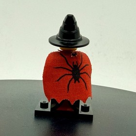 LEGO Minifig Fright Knights Witch W/Cape  6031 6037 9376 cas032 Fast Shipping