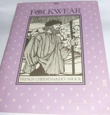 Folkwear French Cheese Maker Smock Renaissance Costume Sewing Pattern 6-16 32-46