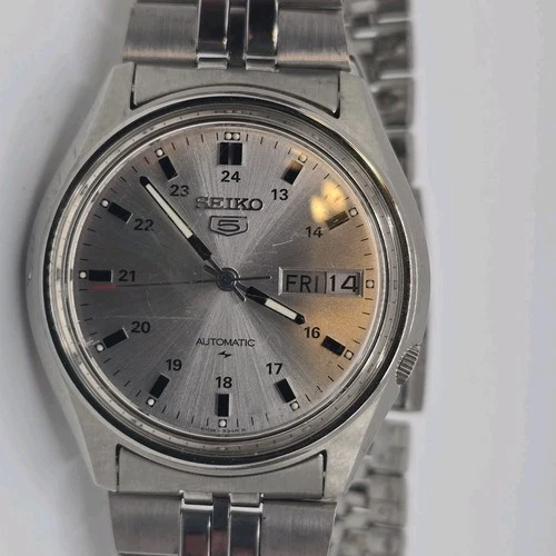 Seiko 5 Vintage Watch Automatic Men's Watch 7009-4040 As-Is 37mm
