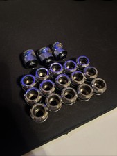 XSPC Fitting Lot G1/4" to 10mm ID, 14mm OD Rigid Tubing Fitting Chrome