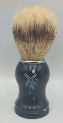 Vintage Van Der Hagen Shaving Brush Black Handle Boar / Badger Hair