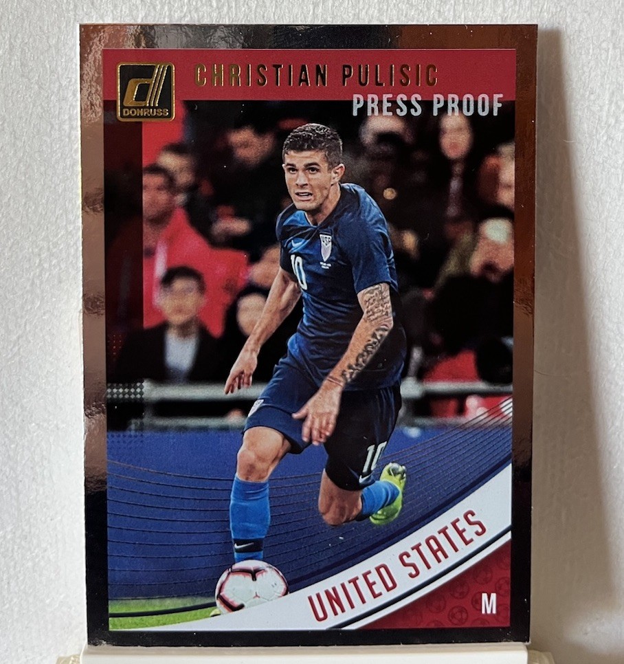 2018-19 Panini Donruss #170 Christian Pulisic Press Proof Silver USA