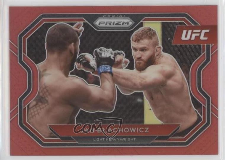 2021 Panini Prizm UFC Red Prizm 177/275 Jan Blachowicz #140 pj5