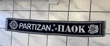 Paok Partisan Fanschal Schal Kaskol ΠΑΟΚ Παρτιζαν Κασκόλ ПАОК партизан партизан