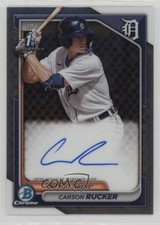 2024 Bowman Chrome Prospect Auto Carson Rucker #CPA-CR Auto 0r4