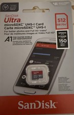 SanDisk Ultra 512gb Micro SD Micro SDXC UHS-I Memory Card