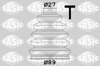 Faltenbalgsatz Antriebswelle Sasic 1904003 FüR Ford Renault Tino Opel WA6 Almera