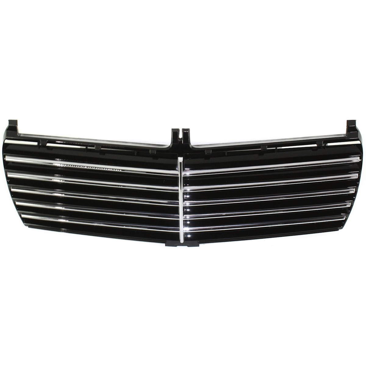 Grille Insert For 1984-1993 Mercedes-Benz 190E & 190D - Inner Grille, Primed Black Plastic, Direct Replacement (Part #14498044)