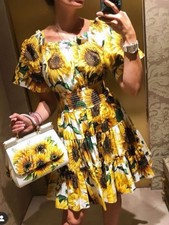 DOLCE & GABBANA SUNFLOWERS DRESS