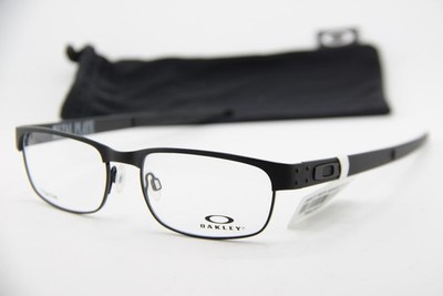 NEW OAKLEY OX5038-0555 METAL PLATE MATTE BLACK GUNMET AUTHENTIC EYEGLASSES 55-18