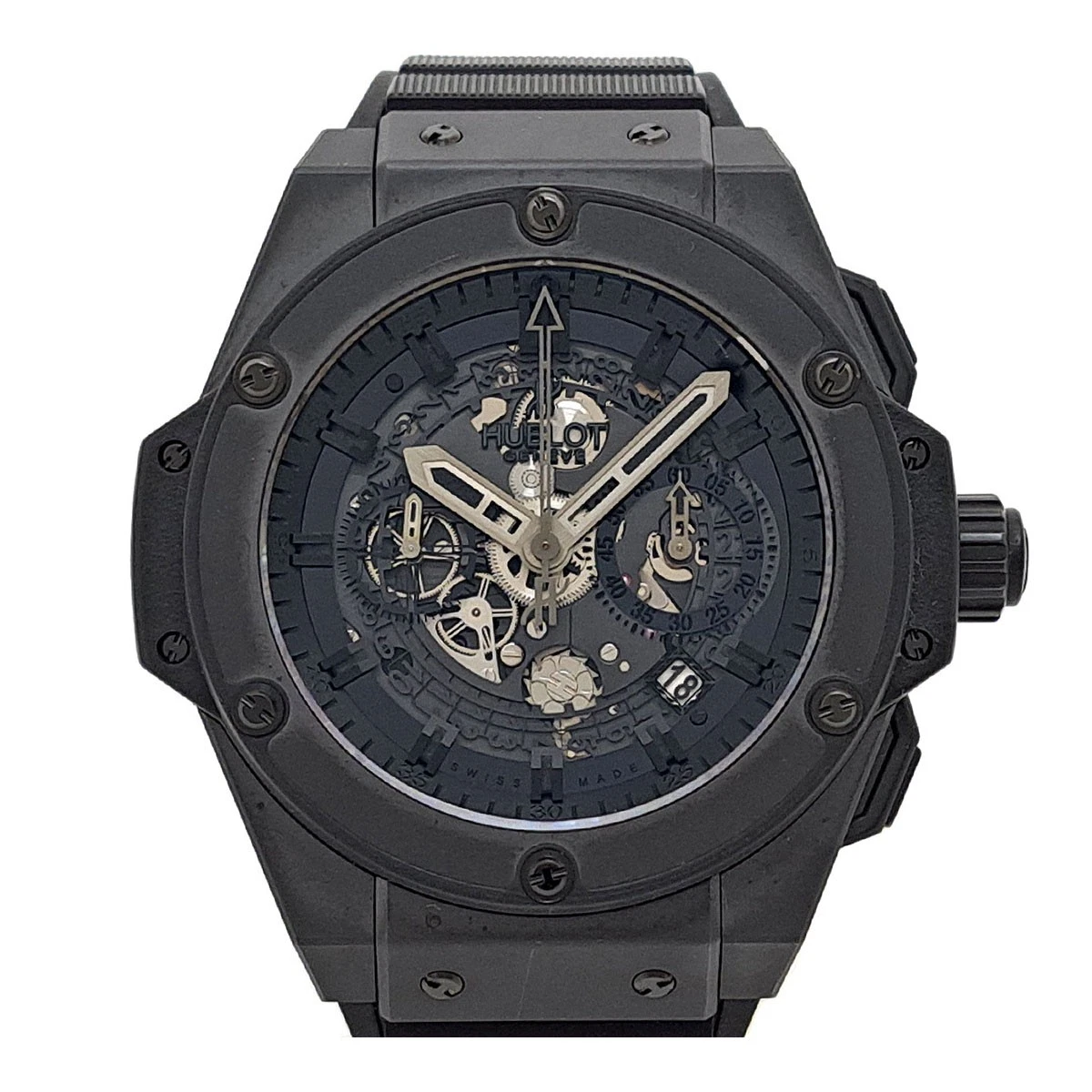 Hublot — HUBLOT 701.CI.0110.RX King Power Unico All Black Flyback Chronograph