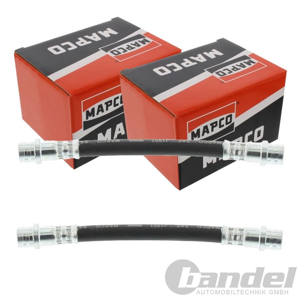 2X Mapco BremsschlÄUche Hinten Passend FüR Audi A1 A3 TT Rover 75 Seat Arosa COR-image