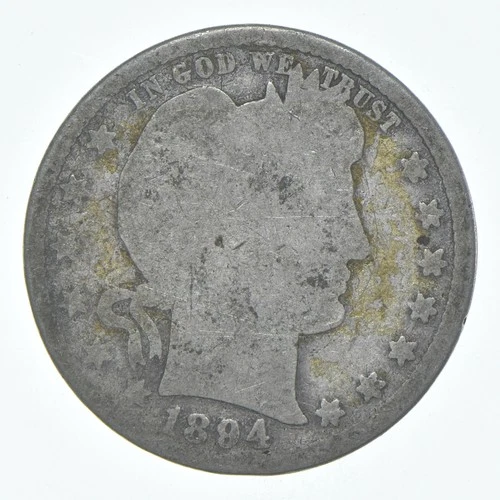 1894-S Barber Quarter Estate Coin Collection *124