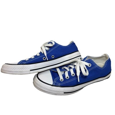 Converse All Star Ox Blue Canvas Low Top Sneakers Men s 5 Women s 7