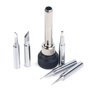 Für 936 937D 898D 907 HAKKO Eisen Spitze Kanüle Gehäuse Und 5 X Lötkolben Tipps