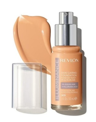   Revlon Illuminance Skin-Caring Foundation Hyaluronic Acid 305 Buff Beige New