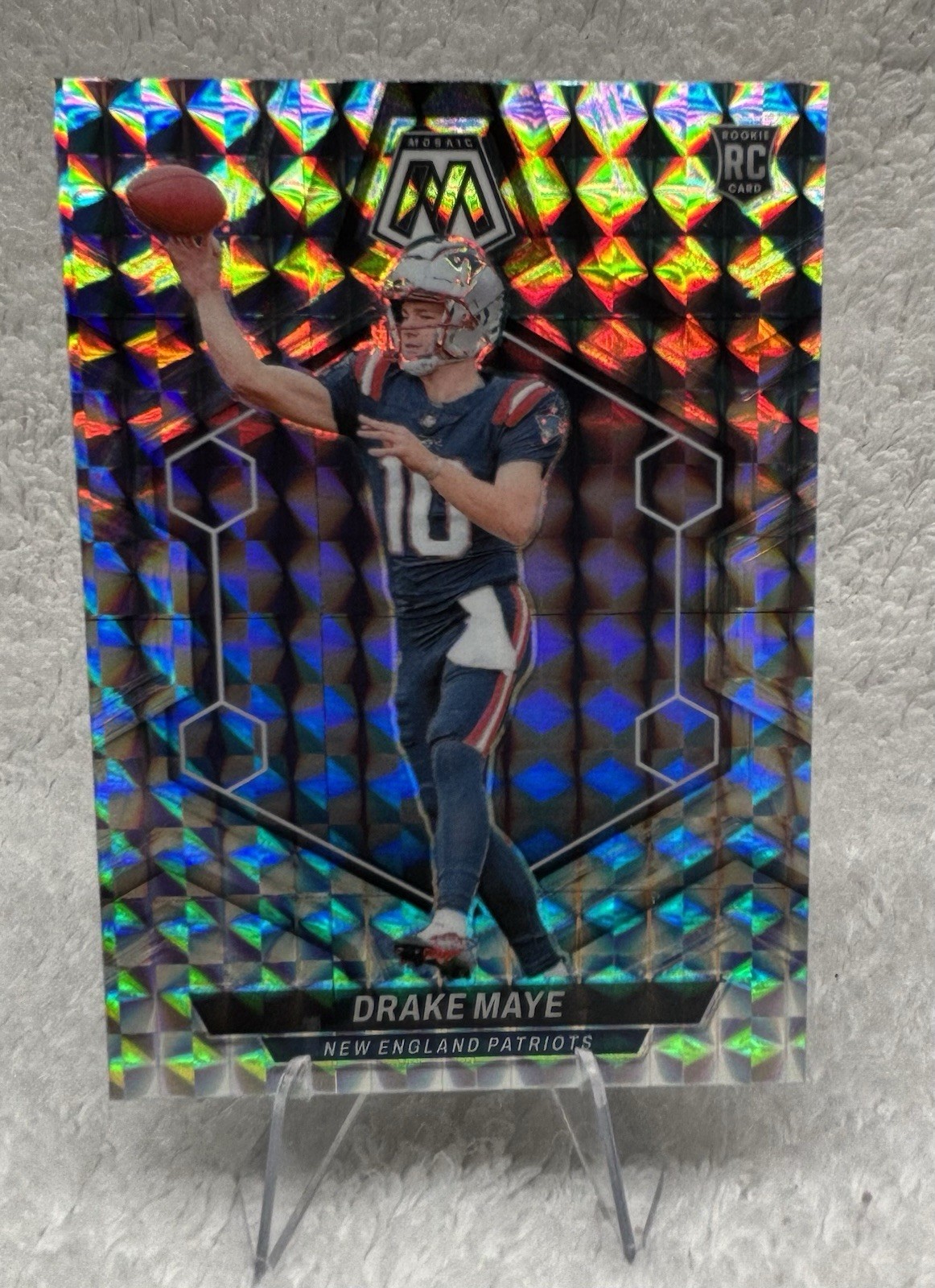 2024 Panini Mosaic - Drake Maye #303 Mosaic Prizm (RC)