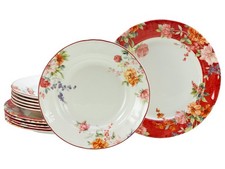 CreaTable 24488 Crimson 12-tlg 6 Personen Teller Set Geschirrset Teller 