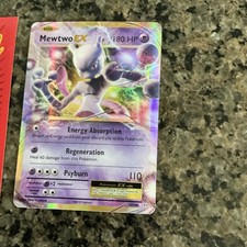 Pokémon Mewtwo EX Evolutions Ultra Rare Holo 52/108 180 HP English